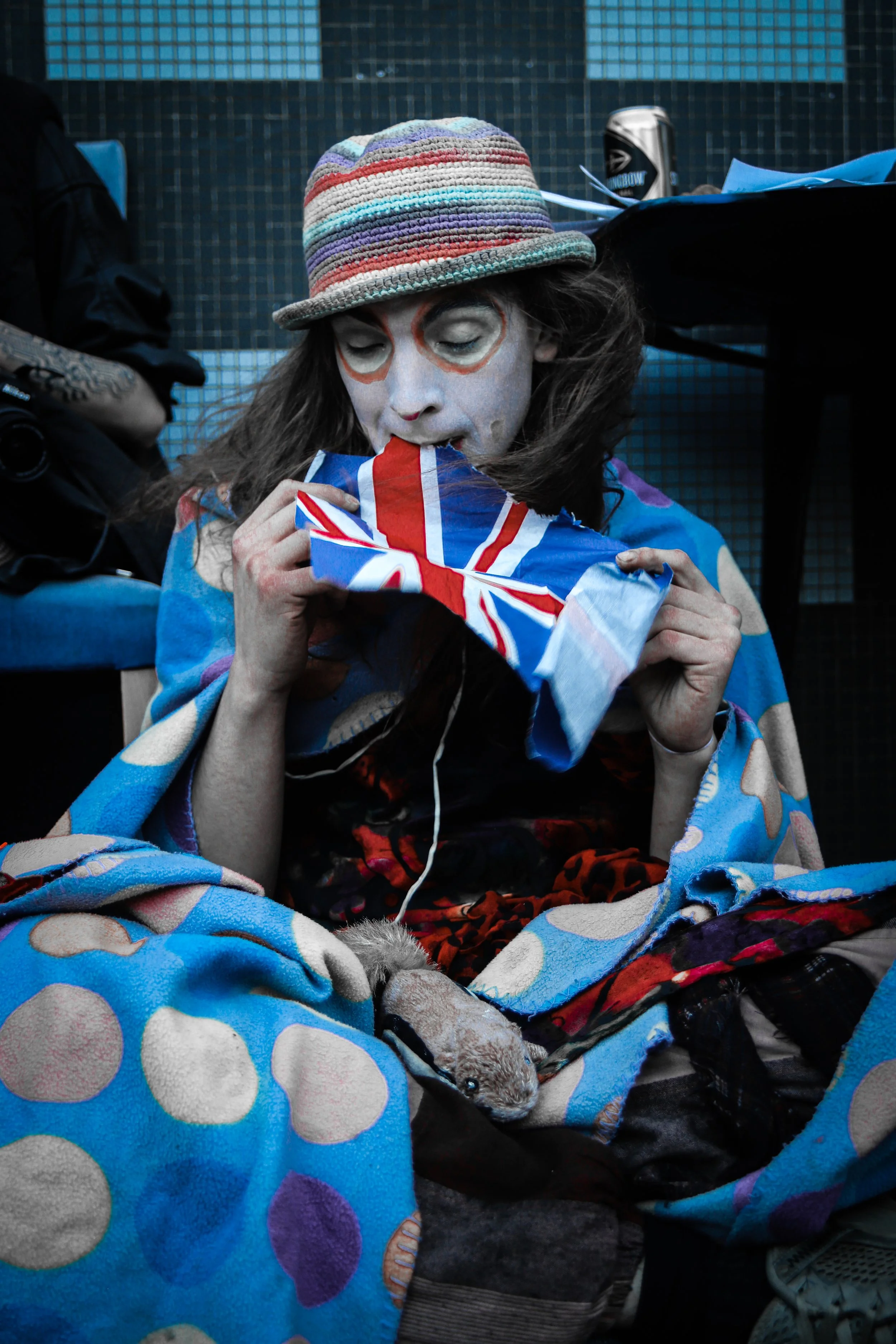 'All consumed' - AWS street resistance party.