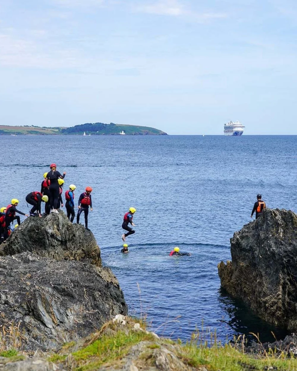 Coasteering adventure in Cornwall