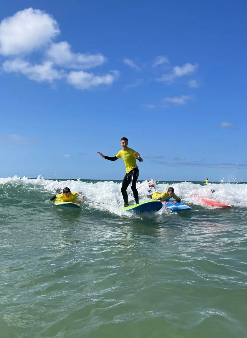 build confidence and learn to surf