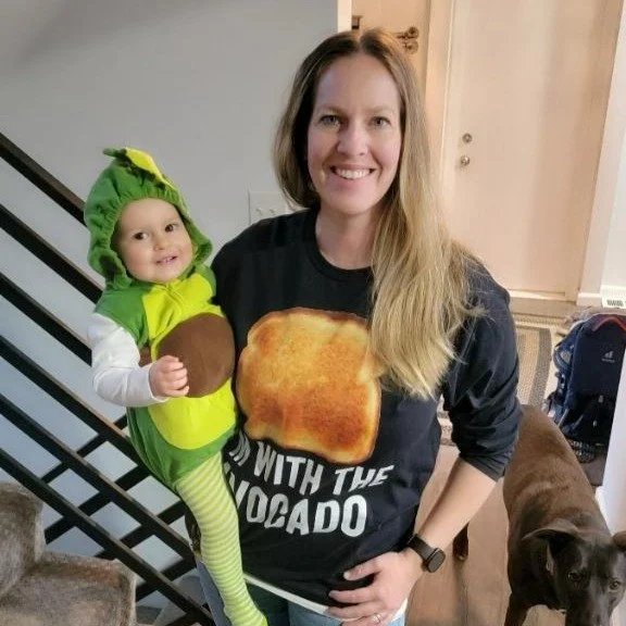 This is me. I was 38 years old with a 1-year-old baby.
And I didn&rsquo;t know it yet&hellip; but I had stage 3, #triplenegativebreastcancer. 

(Originally published on my blog at breebacon.com &mdash; full link in my bio)

In the fall of 2022, I had