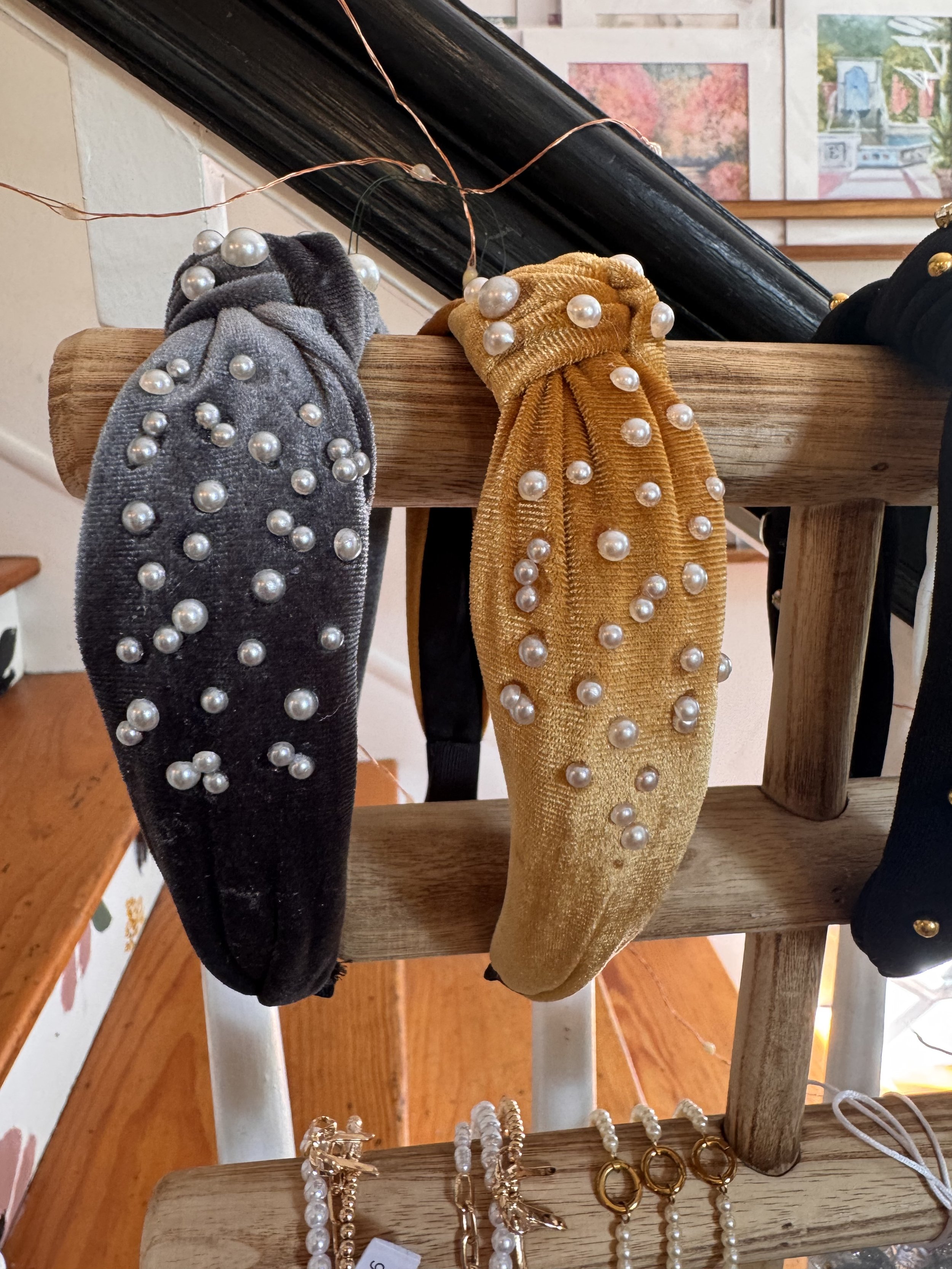 Velvet & Pearl Fall Headbands