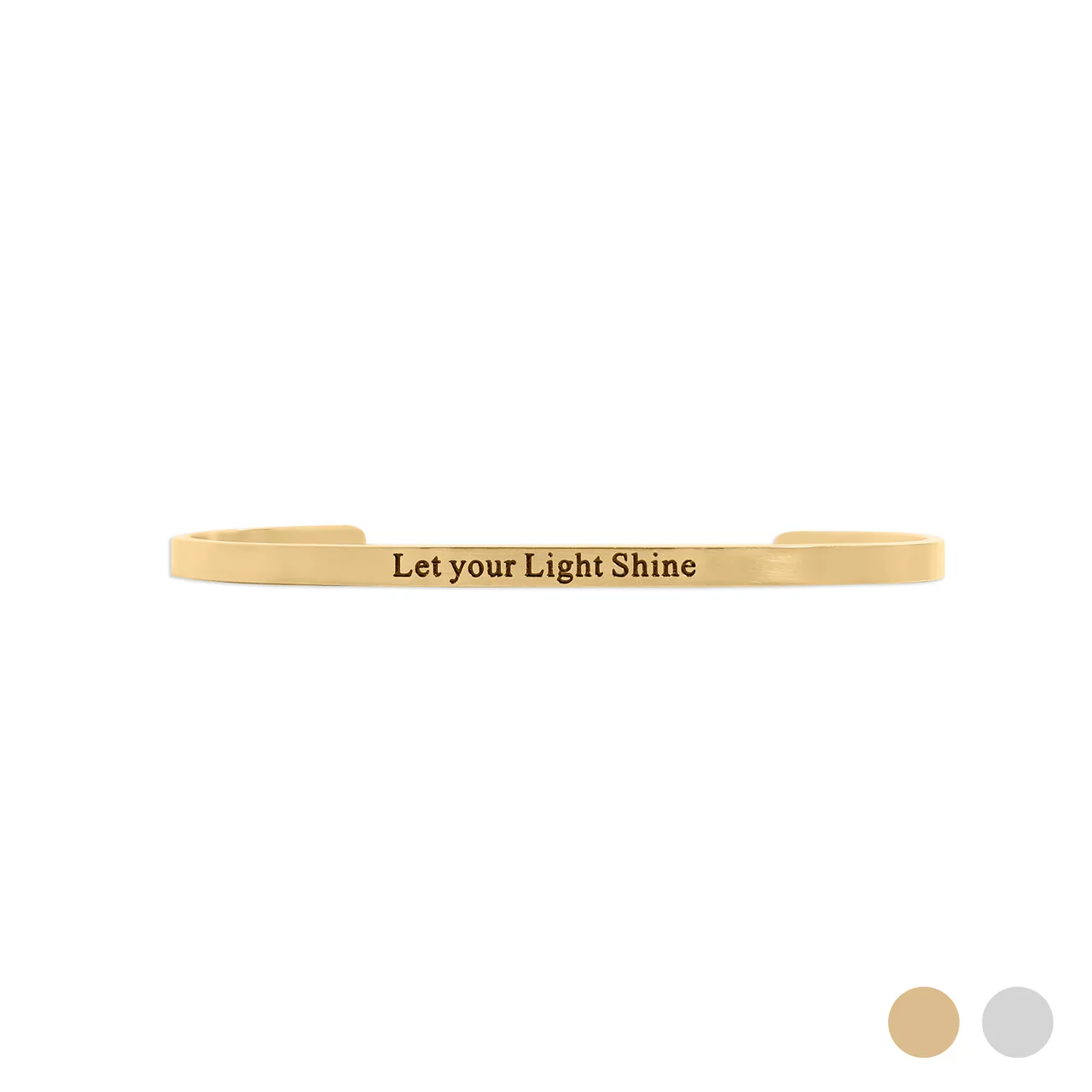 'Let Your Light Shine' Inspirational Bracelet