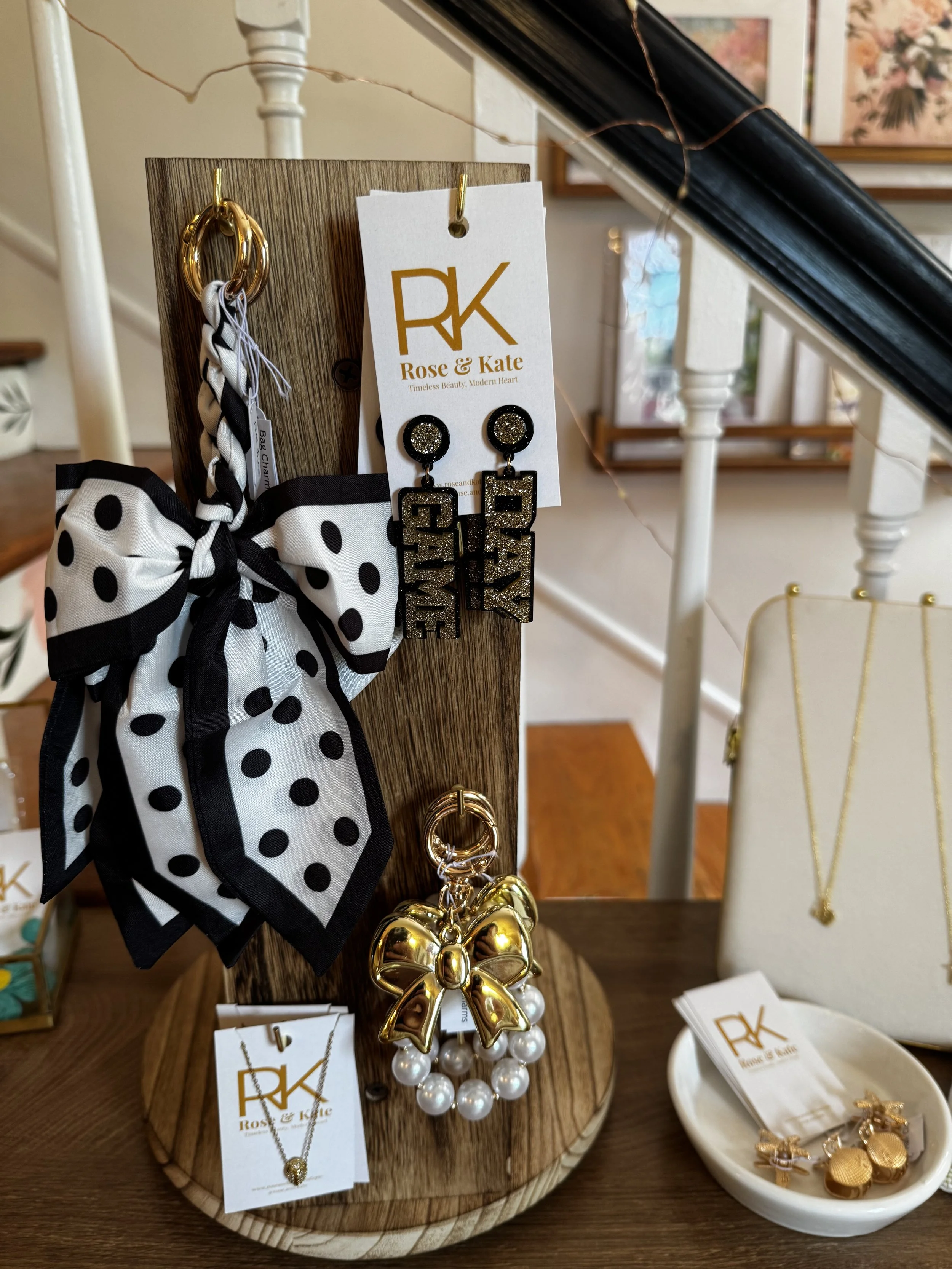 Chic Gameday Bag Charms
