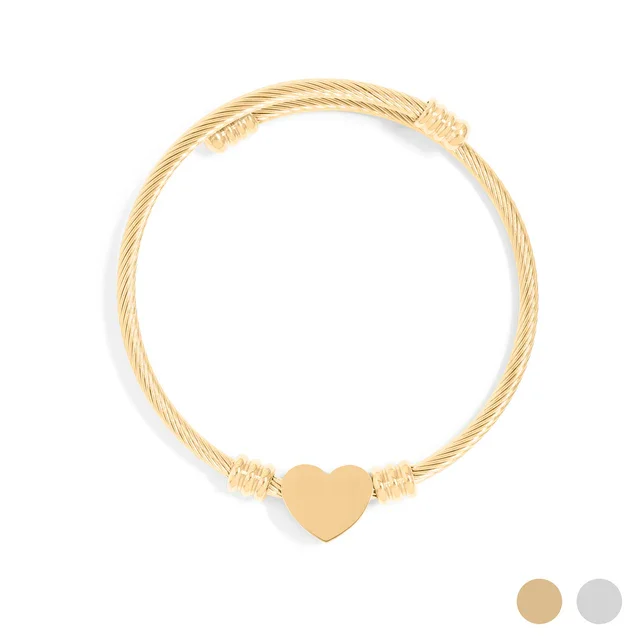 Heart Cuff Bracelet