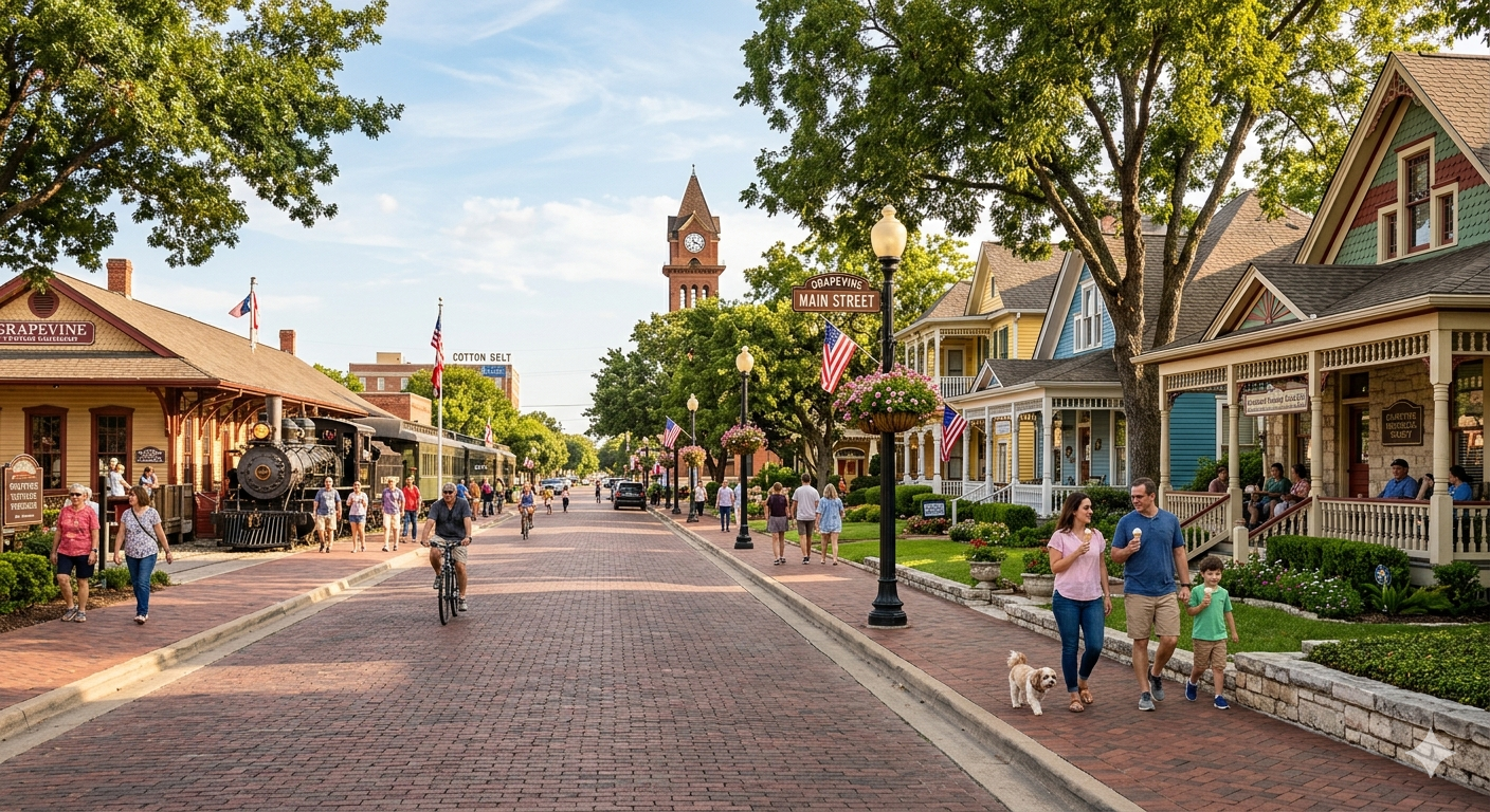 Historic Grapevine Neighborhood: Real Estate Guide to Living Near Main Street in 76051