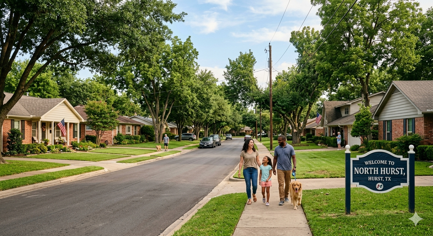 North Hurst Neighborhoods Near Colleyville: Real Estate Guide to 76054's Premium Corridor