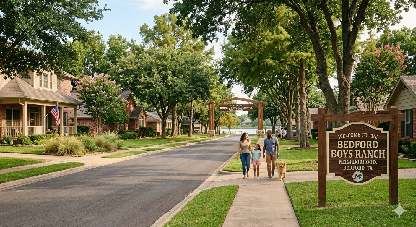 Bedford Boys Ranch Area Neighborhoods: Real Estate Guide to Central Bedford's Premier Community Setting