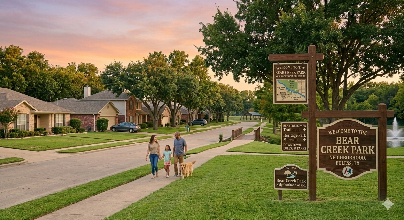 Bear Creek Park Area Euless: Real Estate Guide to the Trail-Connected Neighborhoods of 76039