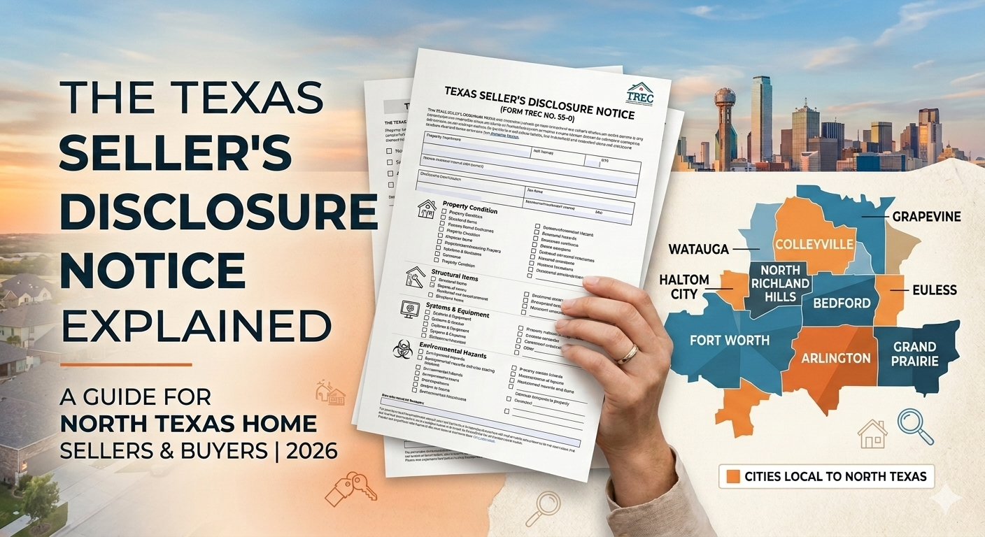 The Texas Seller's Disclosure Notice for Watauga Home Sellers: A First-Time Seller's Complete Guide for 2026