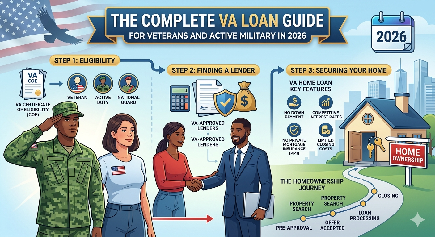 The Complete VA Loan Guide for Fort Worth Veterans and Active Military in 2026: Everything You Need to Know About Buying a Home Near NAS Fort Worth Joint Reserve Base