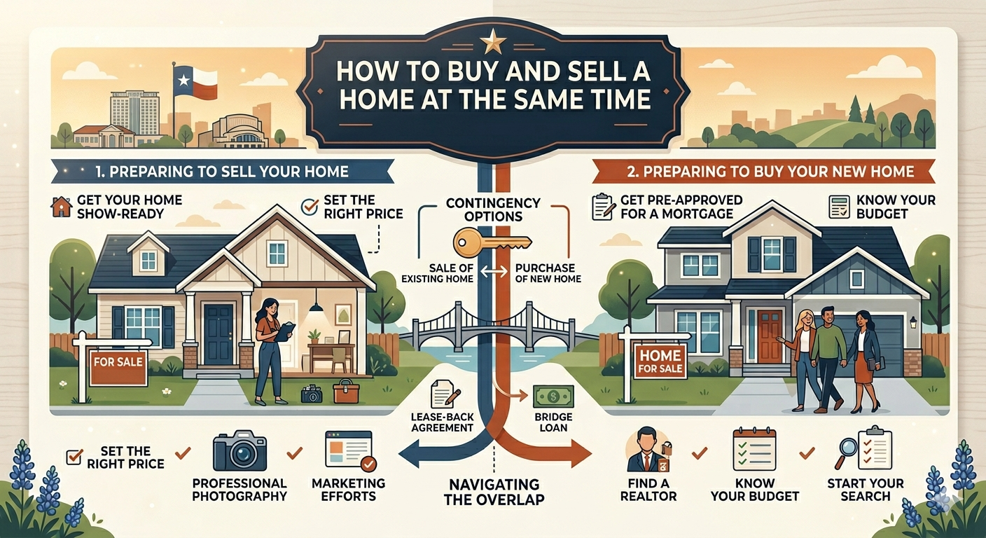 How to Buy and Sell a Home at the Same Time in Bedford, Texas in 2026: A Complete Guide for HEB Corridor Homeowners