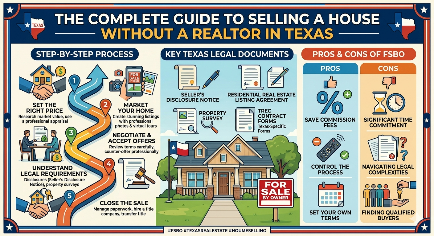 THE COMPLETE GUIDE TO SELLING A HOUSE WITHOUT A REALTOR IN TEXAS