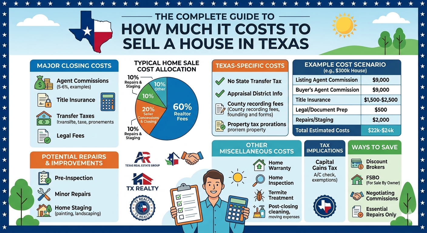 THE COMPLETE GUIDE TO HOW MUCH IT COSTS TO SELL A HOUSE IN TEXAS