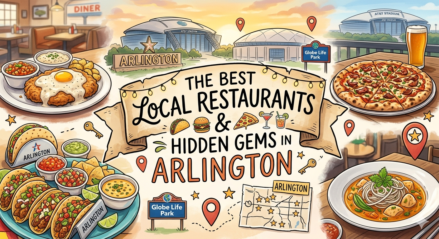 THE BEST LOCAL RESTAURANTS AND HIDDEN GEMS IN ARLINGTON