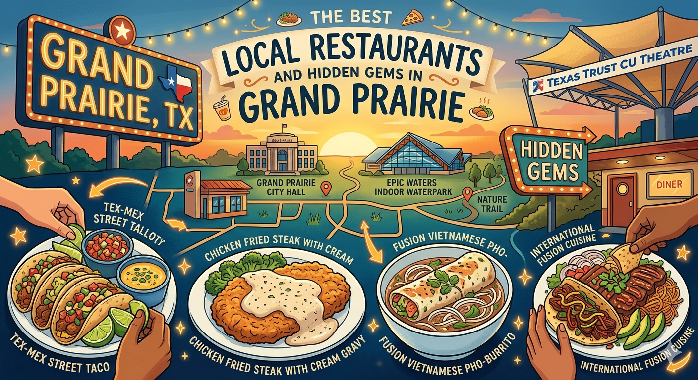 THE BEST LOCAL RESTAURANTS AND HIDDEN GEMS IN GRAND PRAIRIE