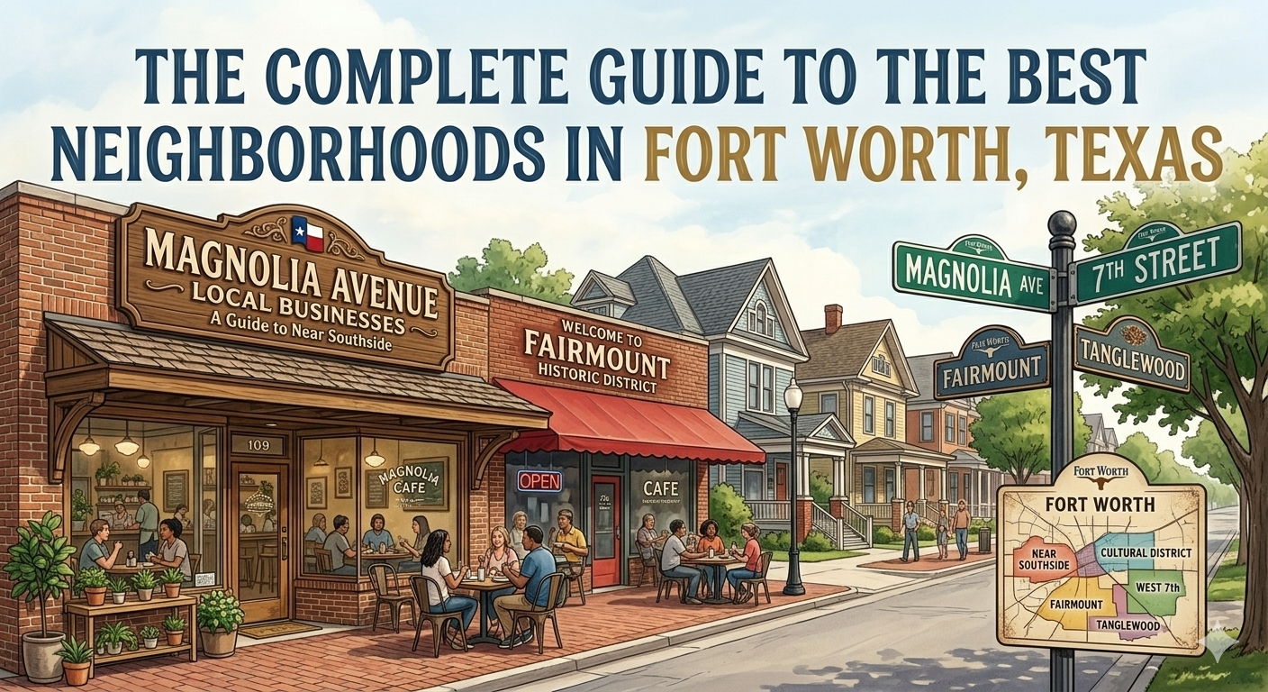 THE COMPLETE GUIDE TO THE BEST NEIGHBORHOODS IN FORT WORTH, TEXAS