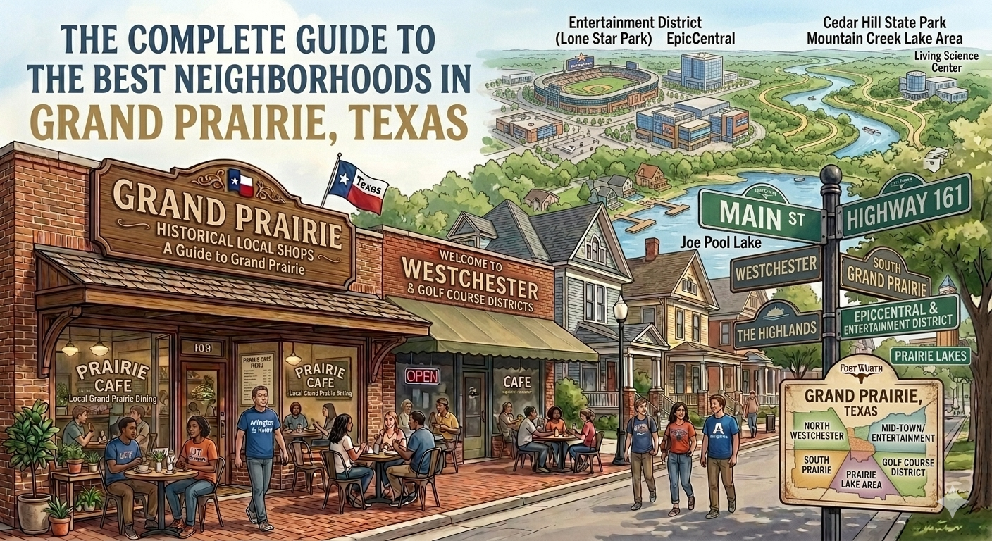 THE COMPLETE GUIDE TO THE BEST NEIGHBORHOODS IN GRAND PRAIRIE, TEXAS