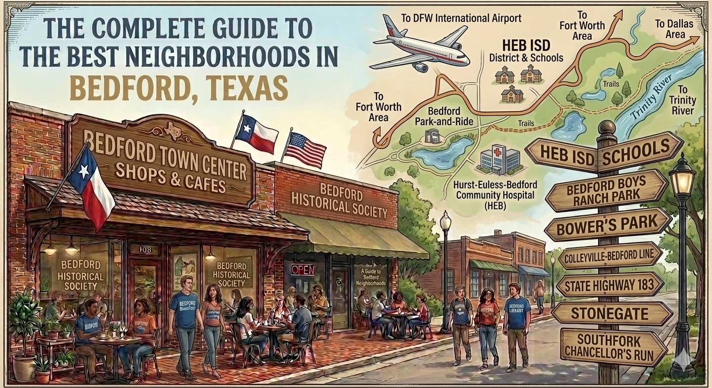 THE COMPLETE GUIDE TO THE BEST NEIGHBORHOODS IN BEDFORD, TEXAS
