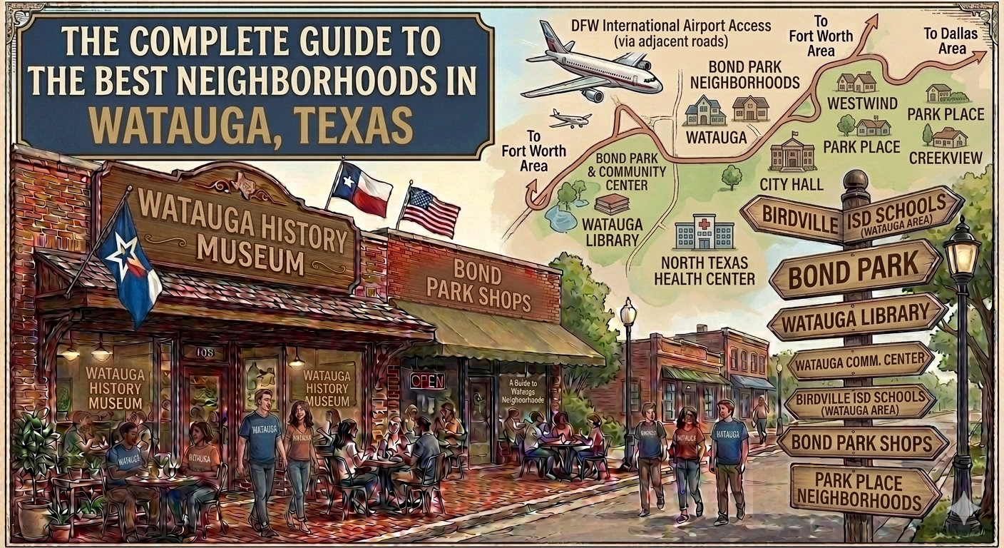 THE COMPLETE GUIDE TO THE BEST NEIGHBORHOODS IN WATAUGA, TEXAS