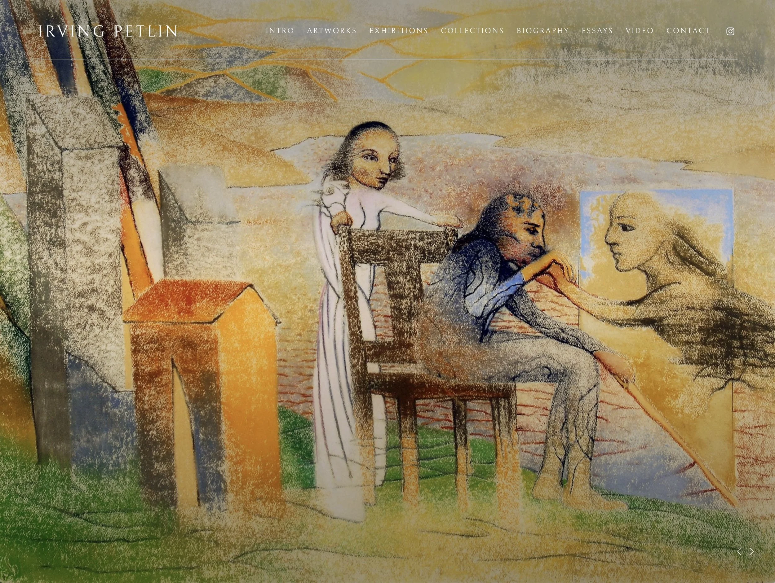 Artist estate website