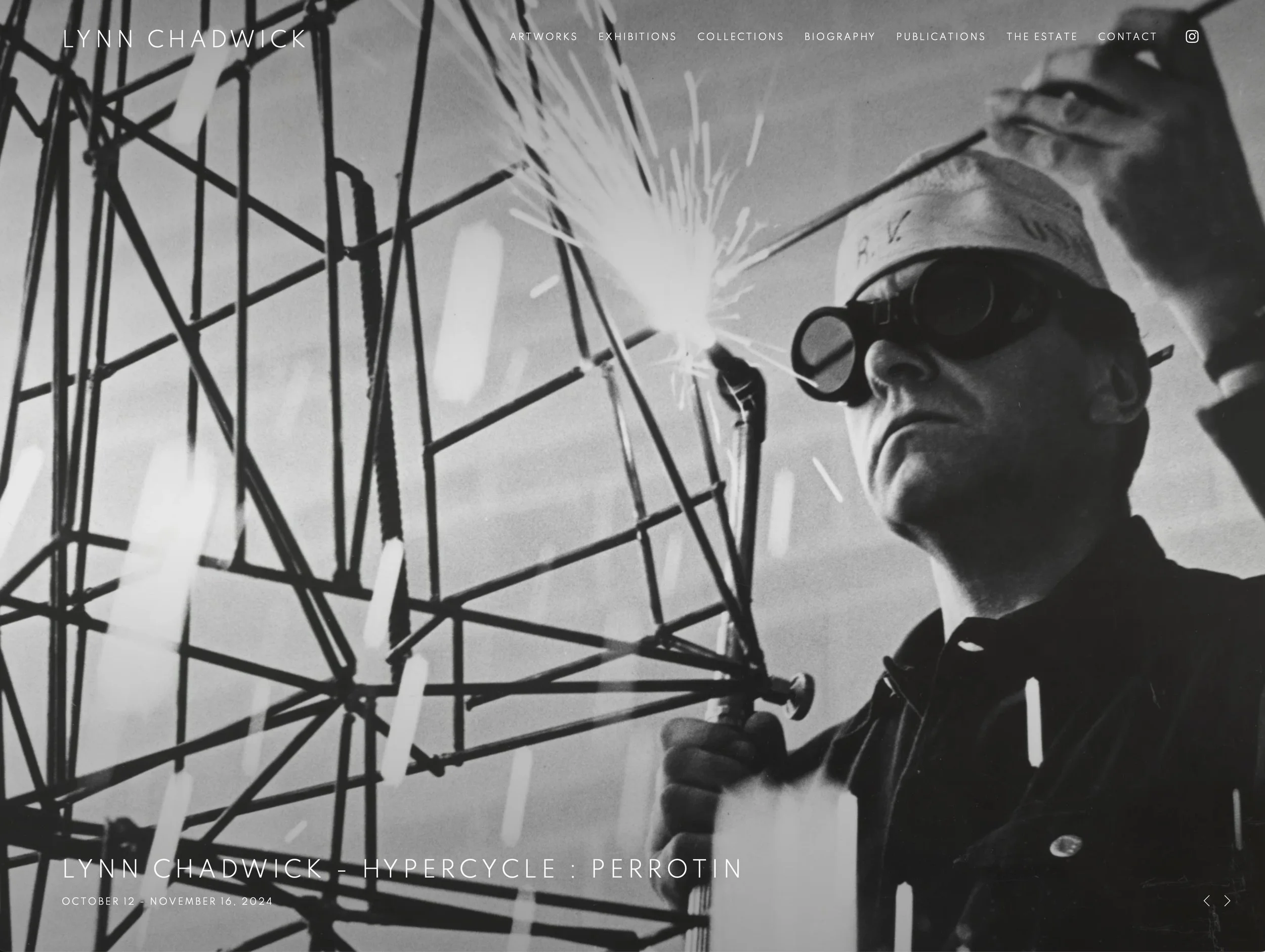 Artist website and database