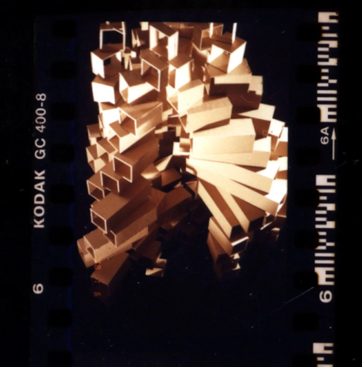Design 402 - Ecstatic Architecture: School for the Performing Arts - Midterm - Model Photo - View 4, interior (color)