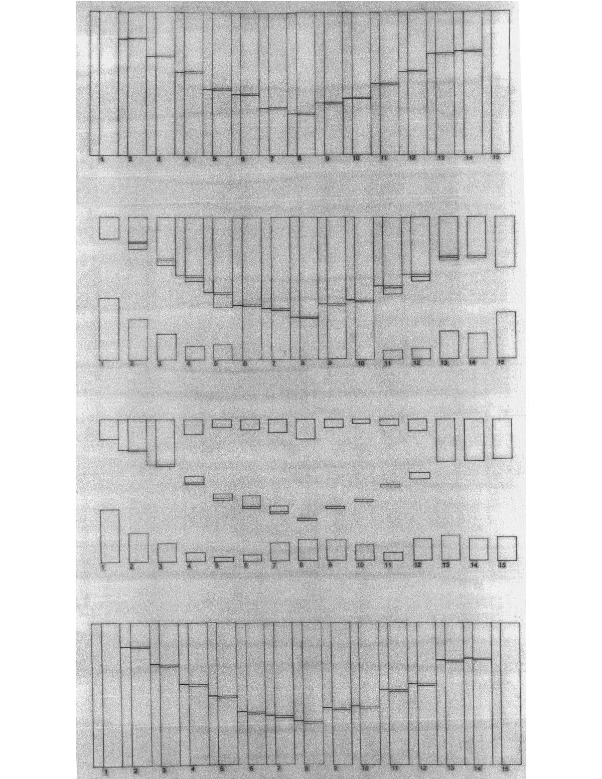 Design 101 | Passage Space - Professor: Annette Dudek - Scan of hand-drawing (pencil on vellum) - 4 Sections of Model