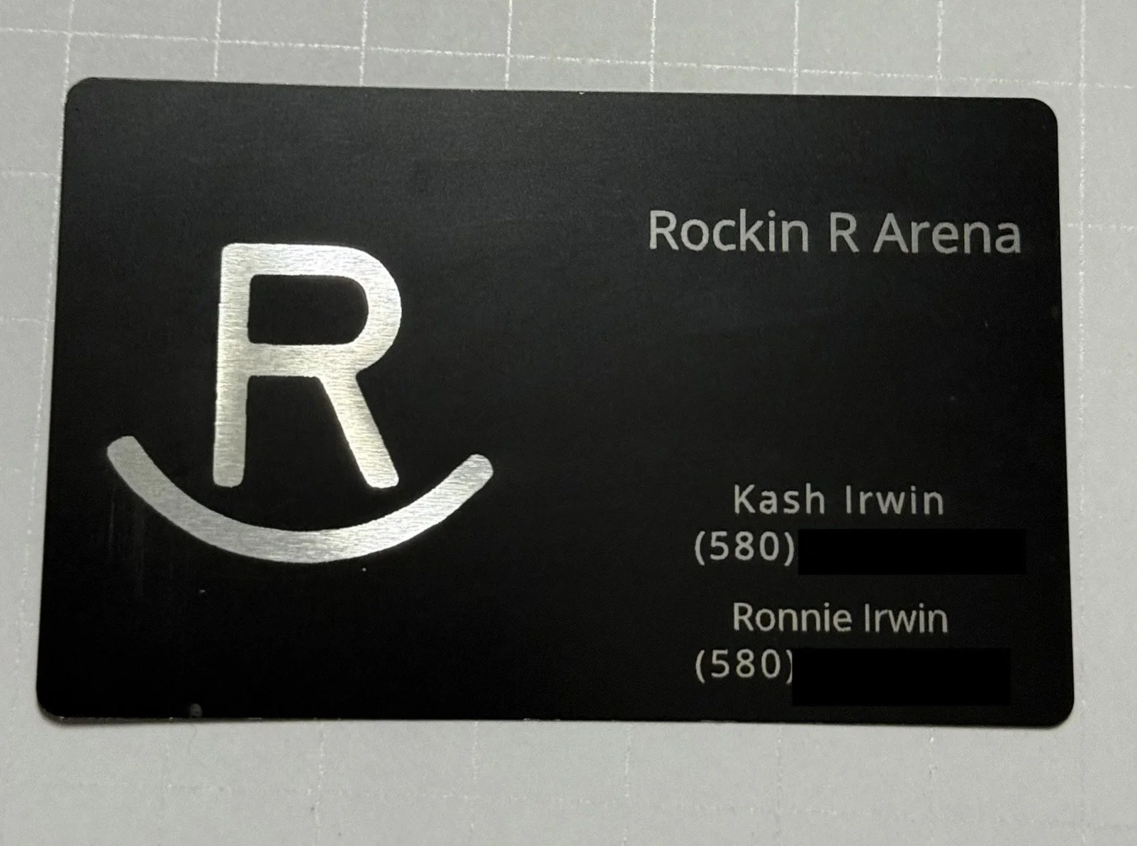 Custom 0.21mm Aluminum Business Cards