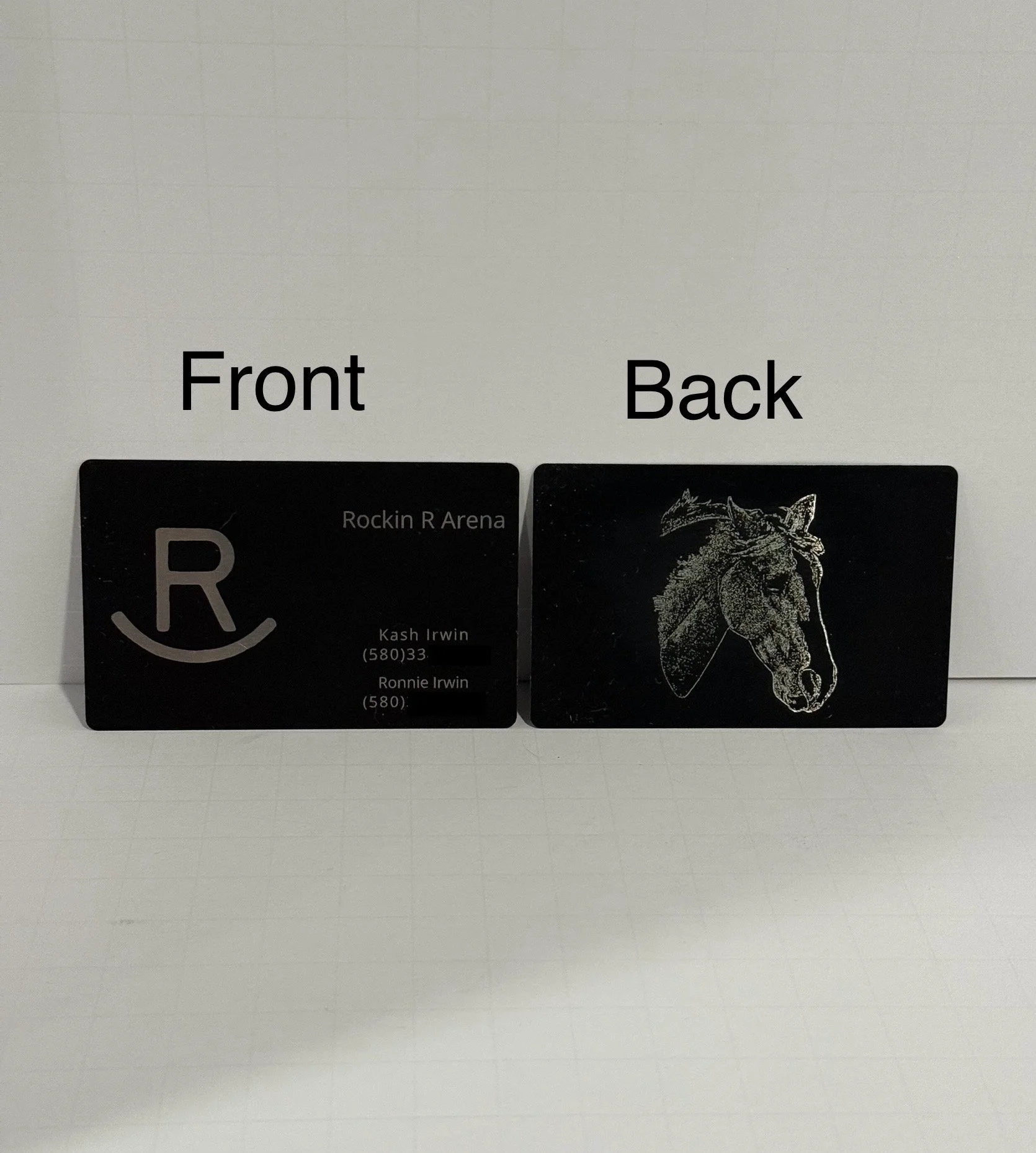 Custom Laser Engraved Business Cards