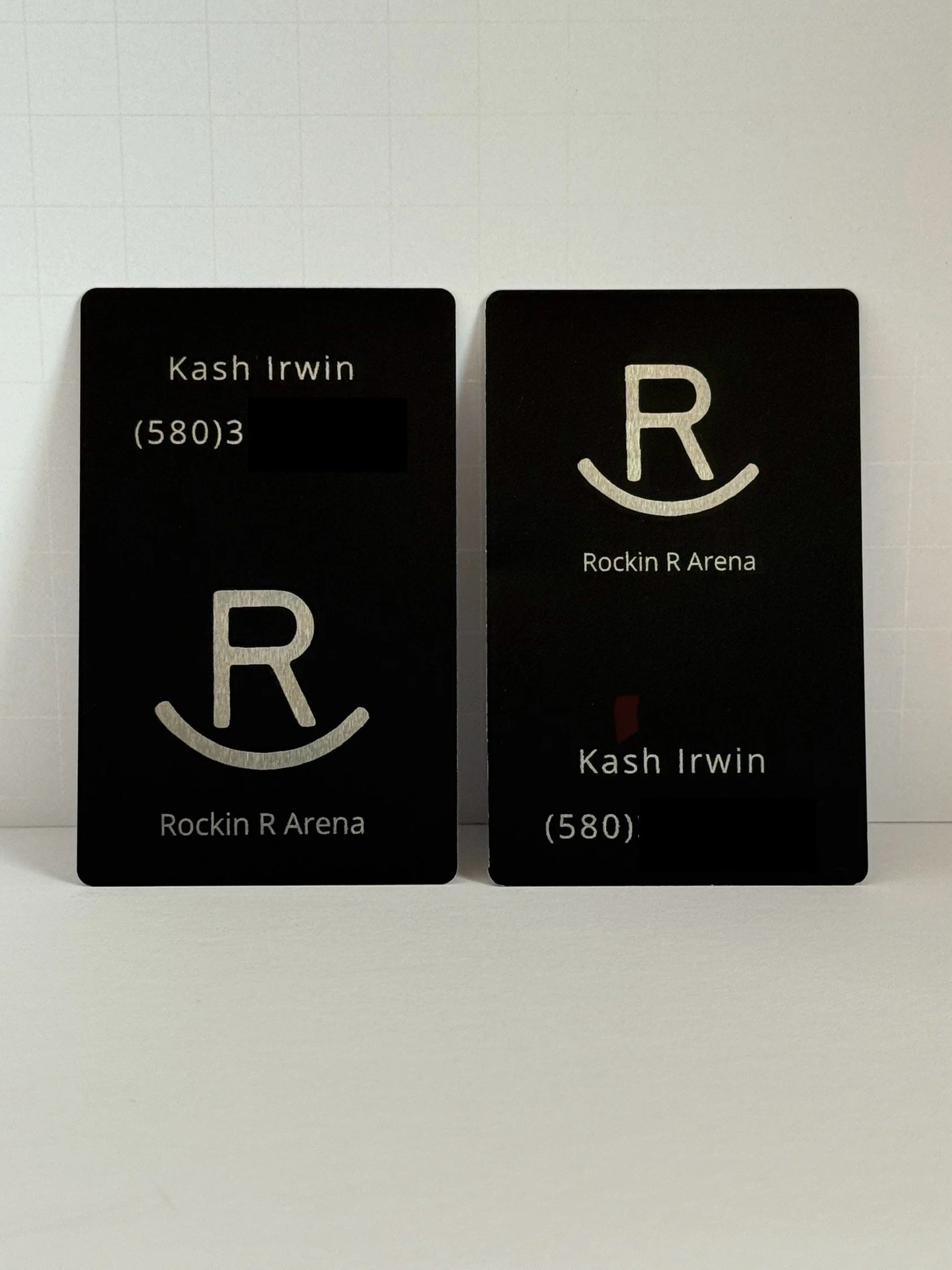 Custom Business Cards Multiple Colors 0.21mm Aluminum