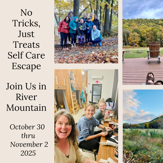 NO TRICKS, JUST TREATS SELF CARE ESCAPE with Lynn and Tracey
