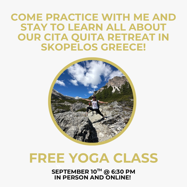 INFORMATION SESSION: citta quita yoga retreat greece  2027