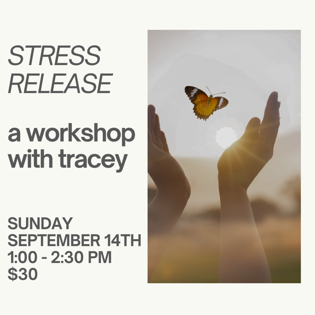 Stress Release: A Workshop with Tracey (Copy)