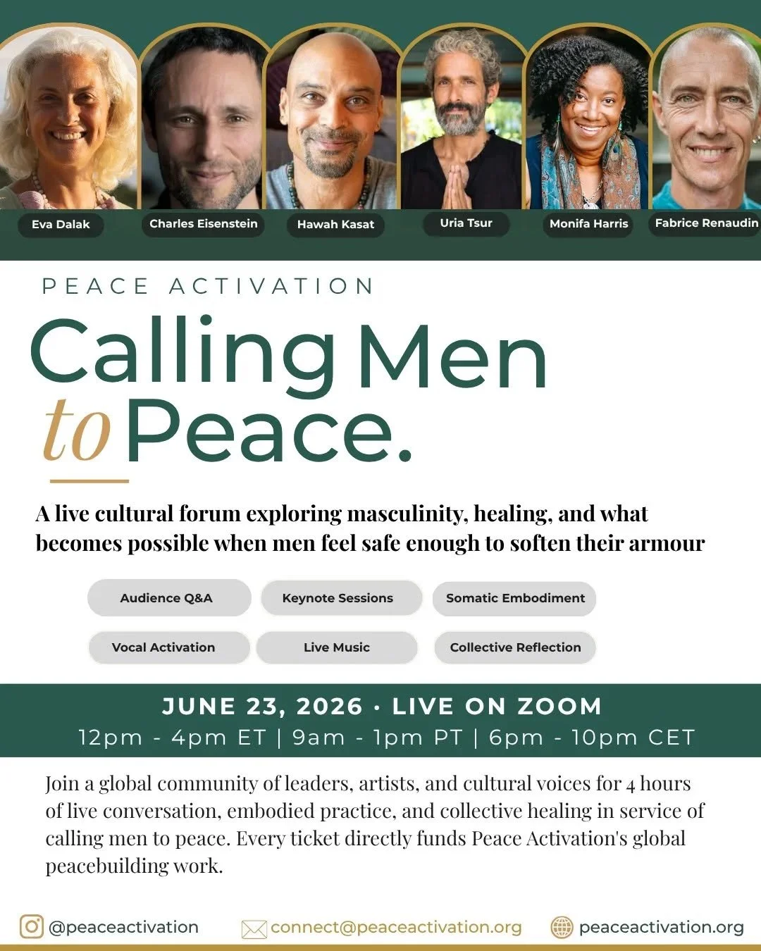 A live cultural forum exploring masculinity, healing, and what becomes possible when men feel safe enough to soften their armour.

This is the question we are gathering around on June 23rd. For too long, spaces of healing and inner work have moved fo