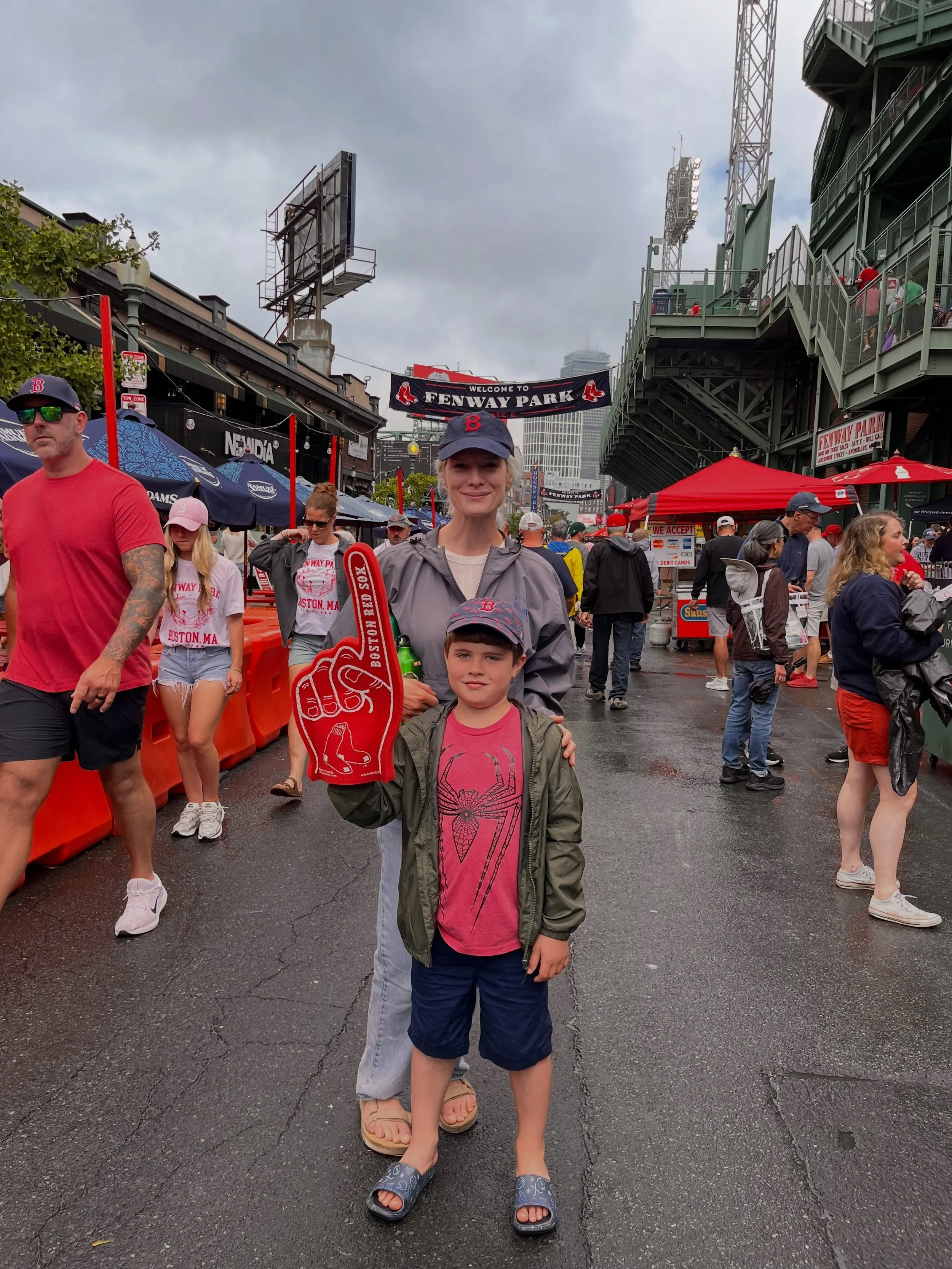 One of the best things of being a mom is getting to pass down my favorite memories to Hugh. And it helps when it&rsquo;s a killer game!

#gosox