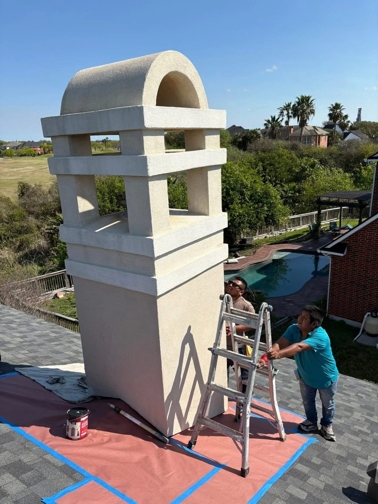 Stucco Repair - After