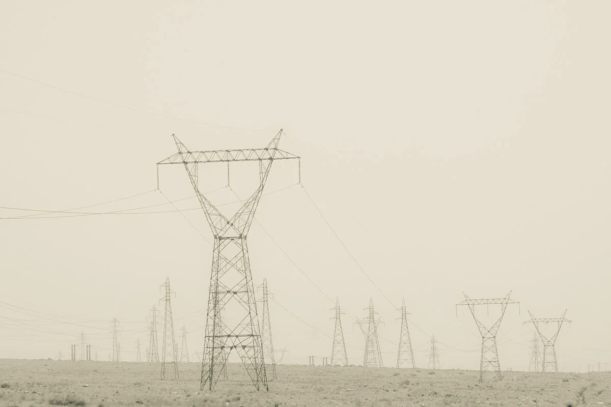 Desert Road, Qazvin, Iran