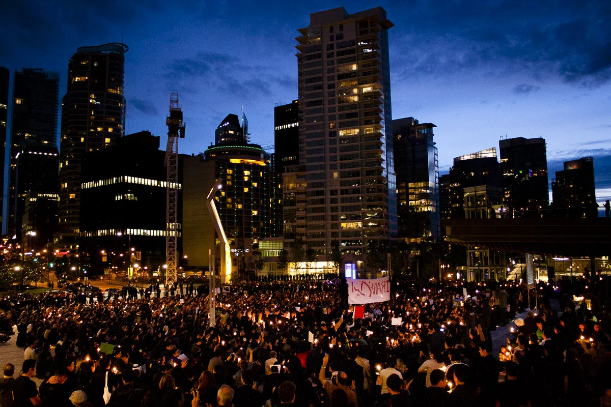 Candle Vigil for those lost