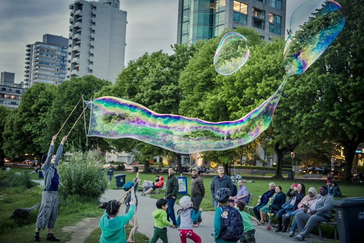 The Bubbleman of Vancouver