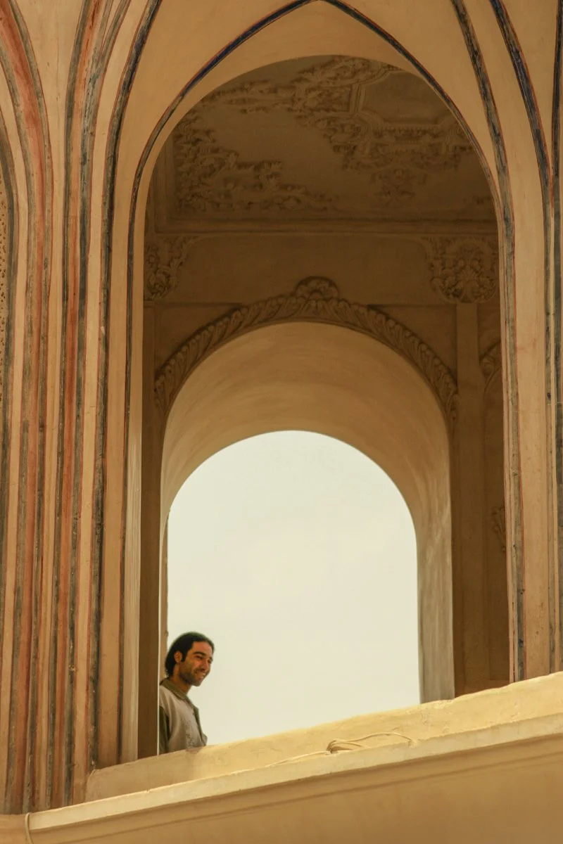I SAW HIM IN KASHAN, IRAN.