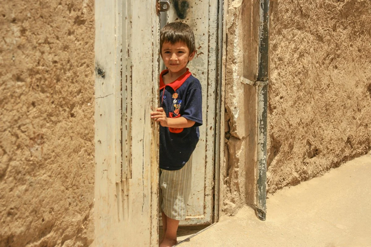 I SAW HIM IN KASHAN, IRAN.