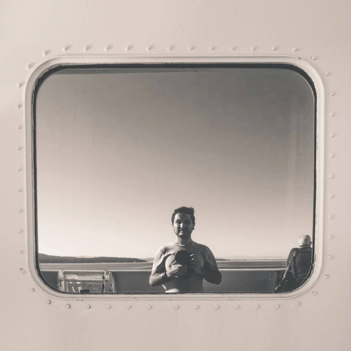 I SAW MYSELF ON A BOAT, VICTORIA, CANADA.