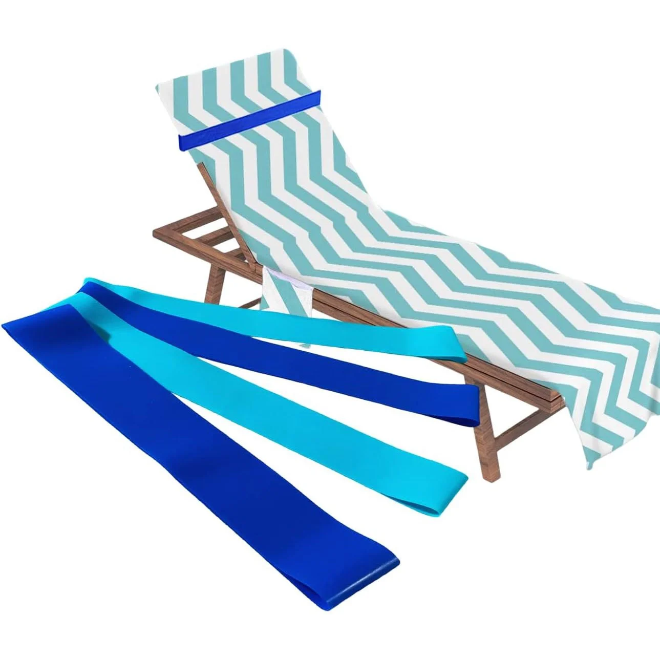 4-pack towel bands for lounge chair or beach chair