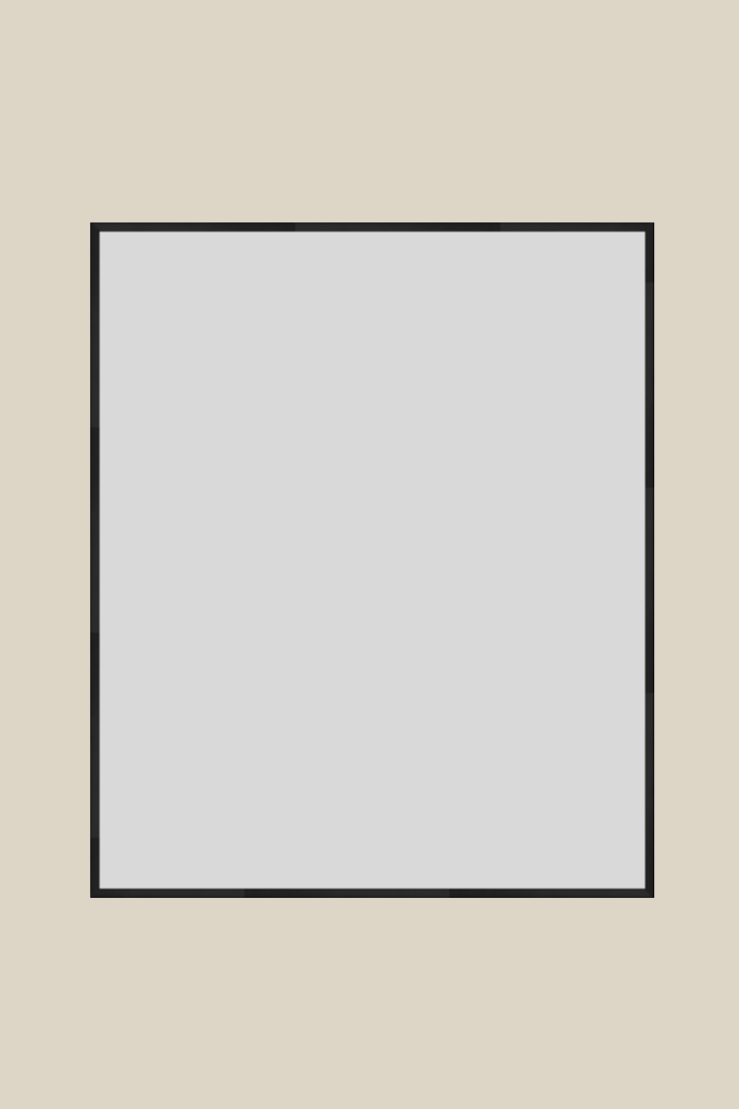 Black Metal UV Protection Low Glare 16x20 Frame