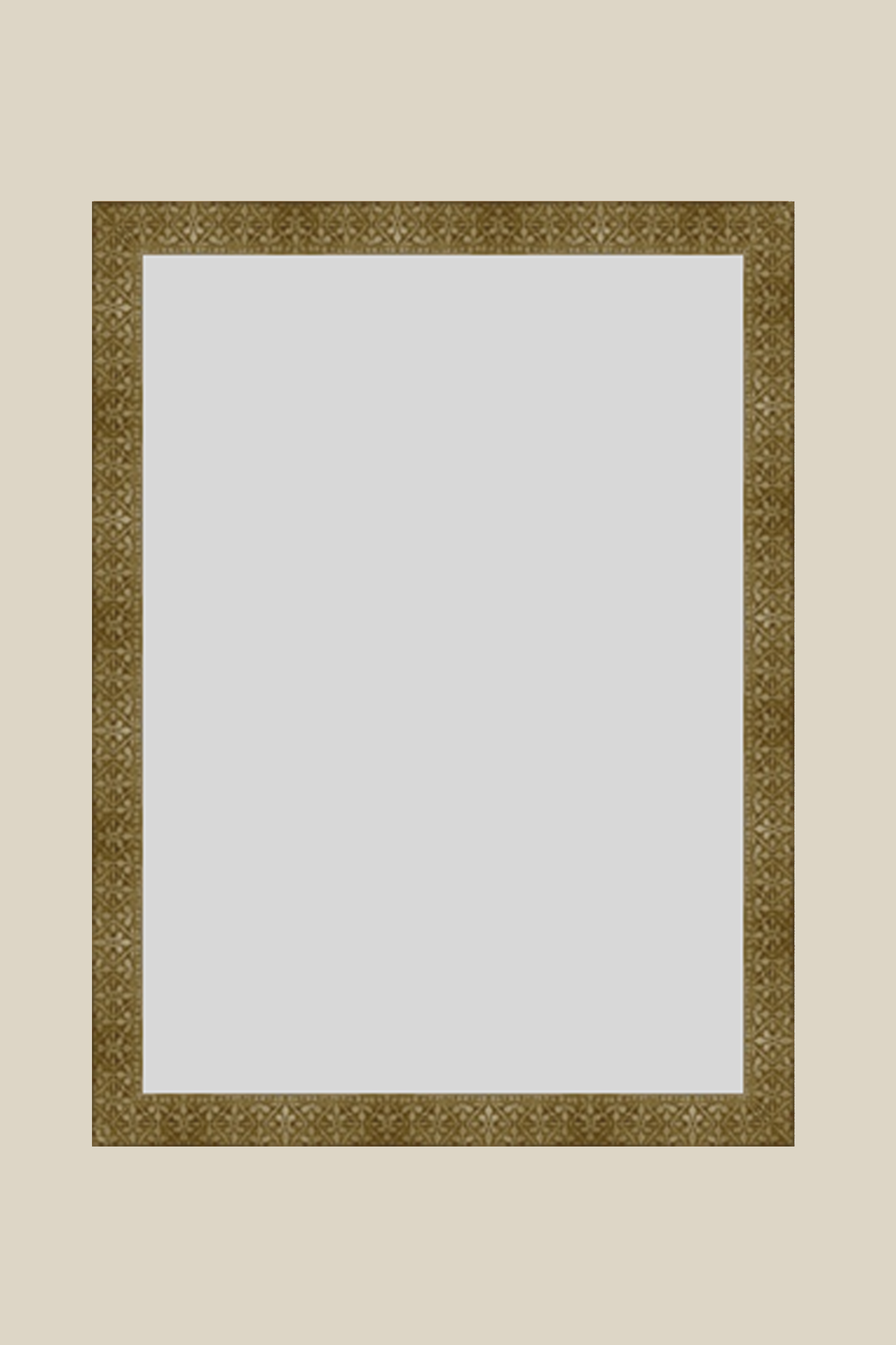 Marrakesh Saffron Gold Wood UV Protection Low Glare 12x16 Frame