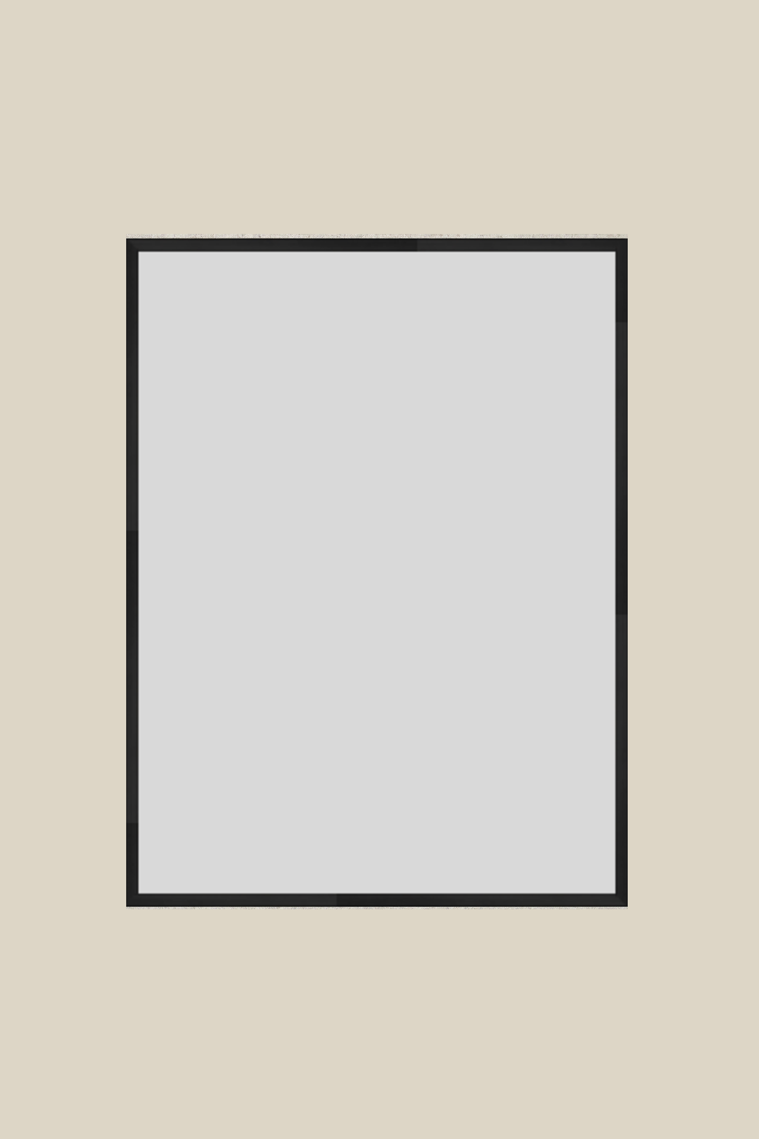 Black Metal UV Protection Low Glare 12x16 Frame