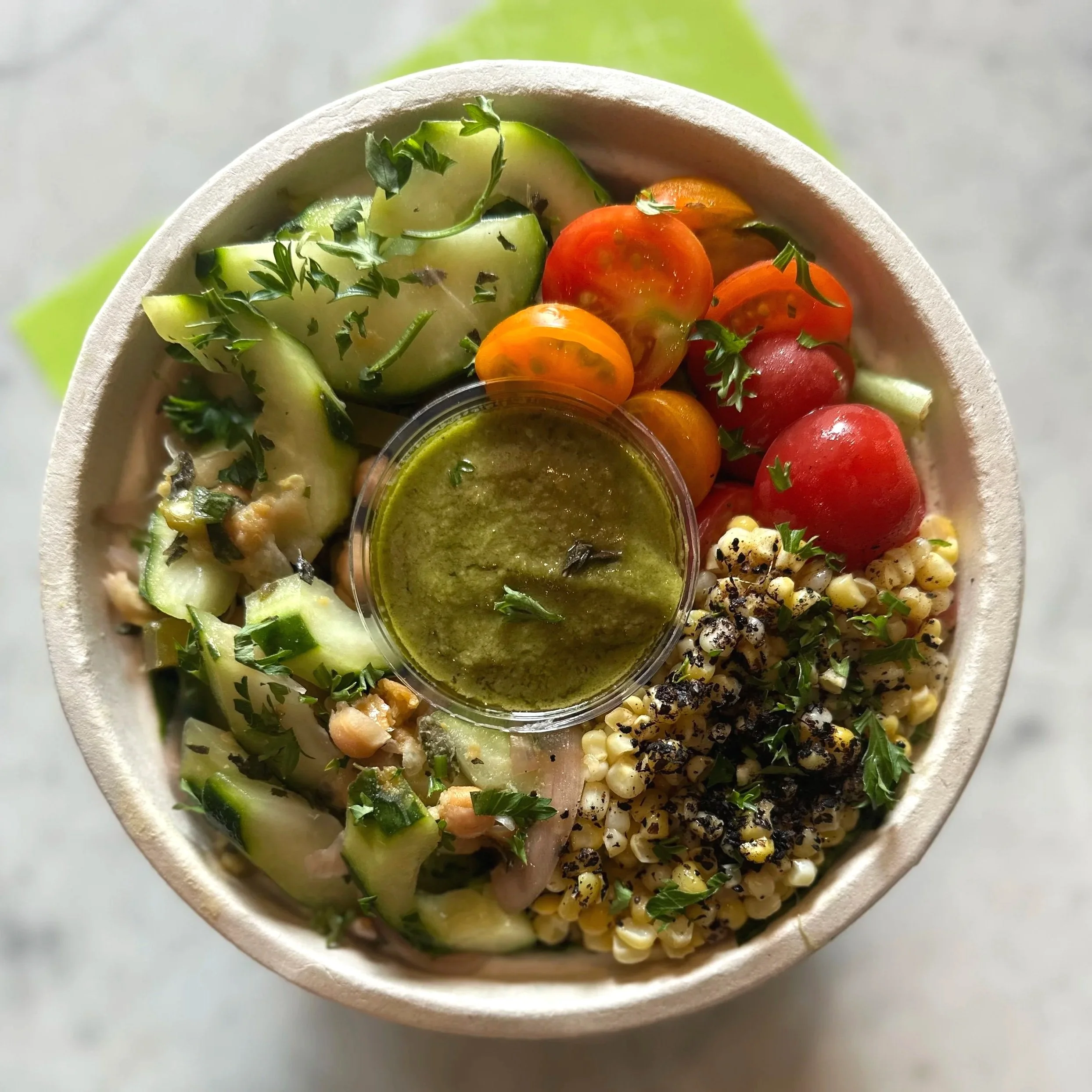 Farro + Veggie Bowl