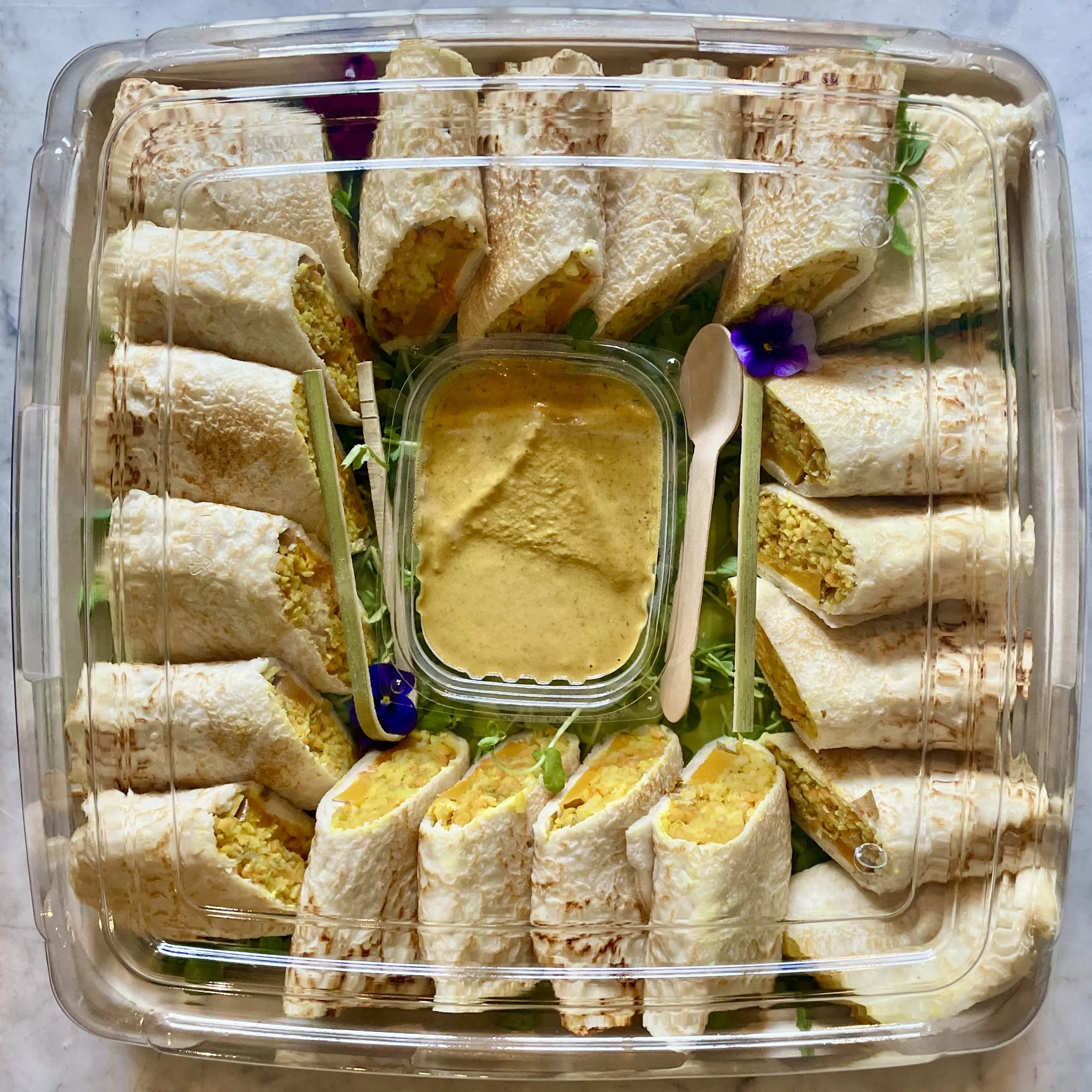 Seasonal Vegetable + Lentil Dosas