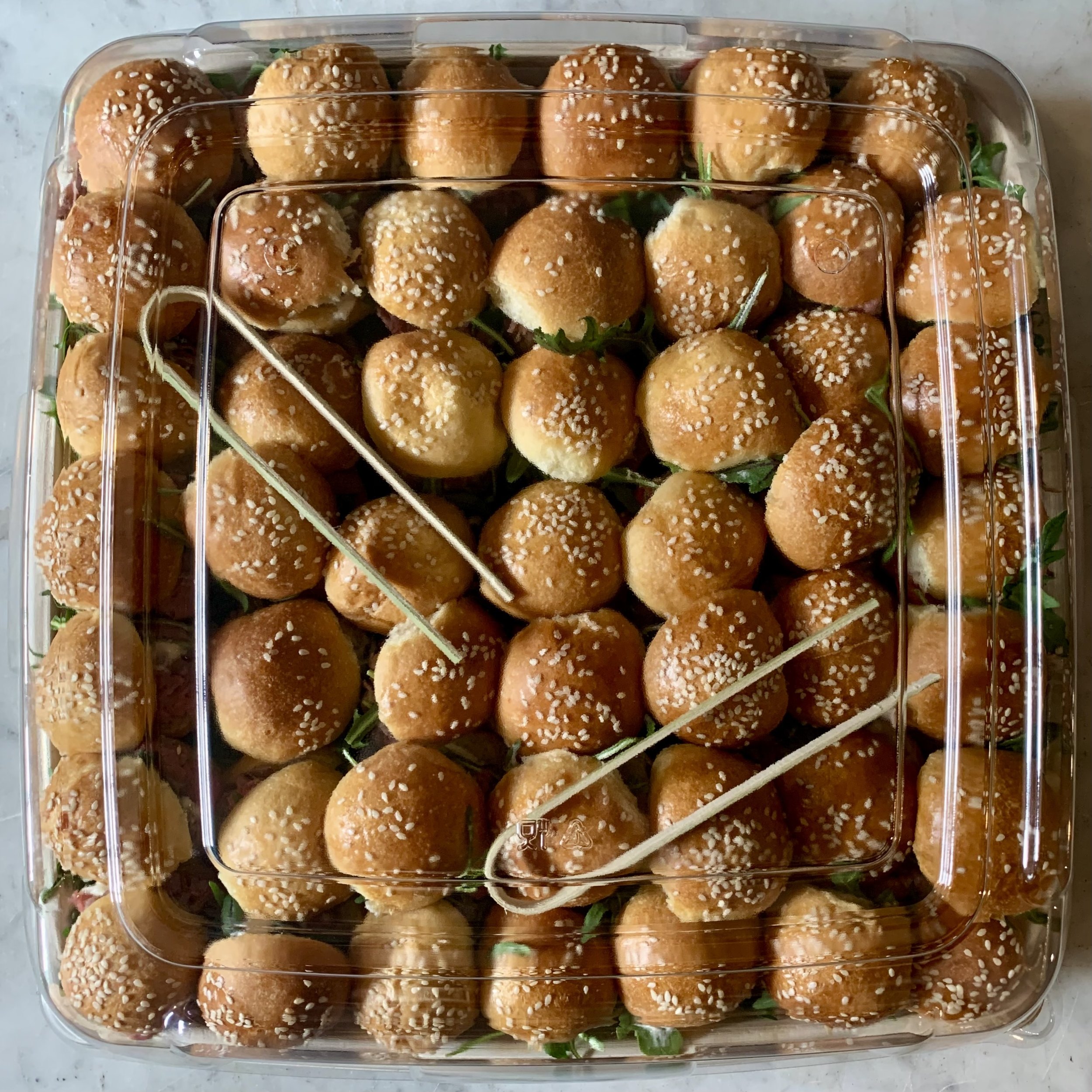 roastbeef sliders platter