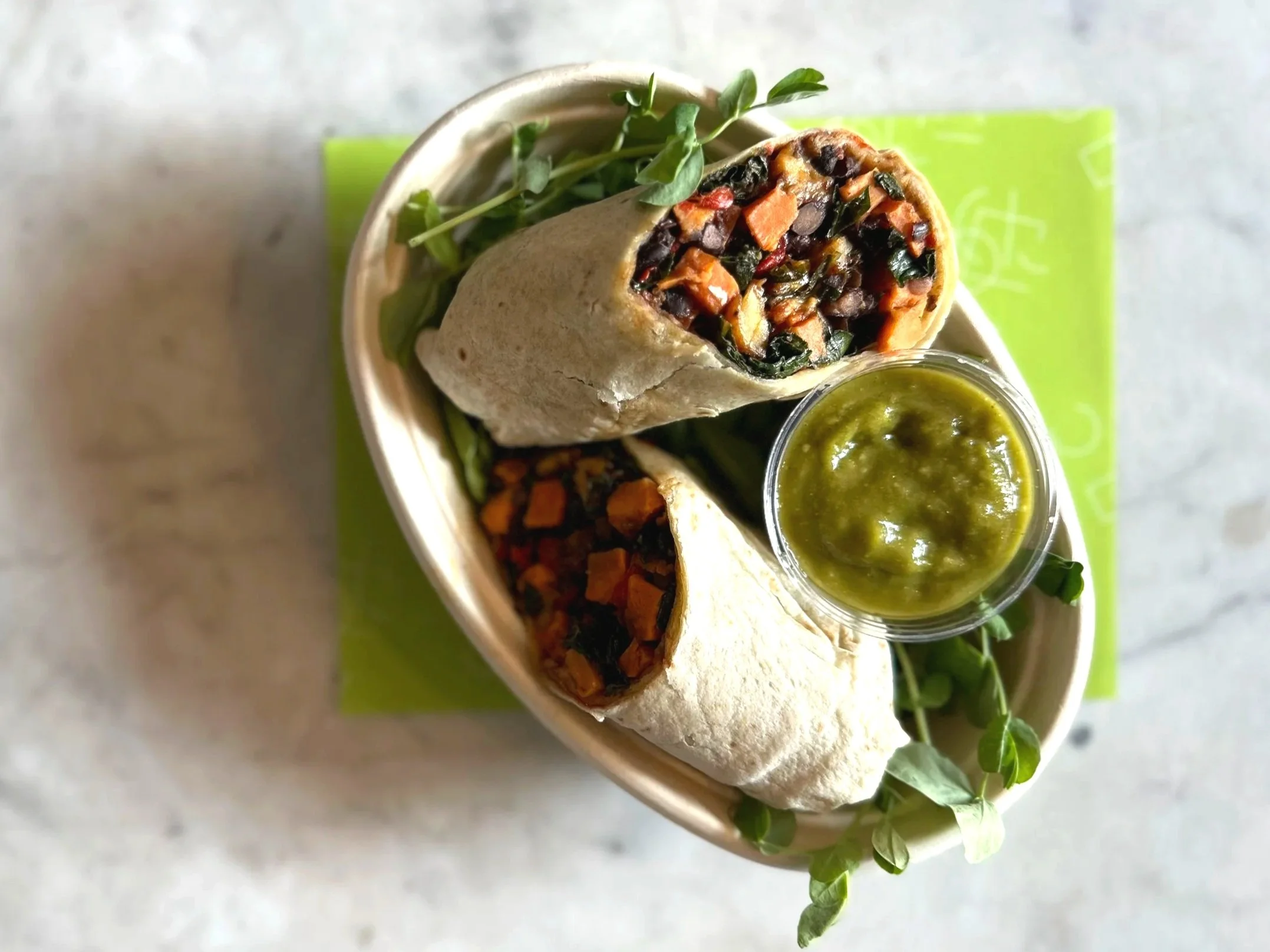 plantain+black+bean+buritto.